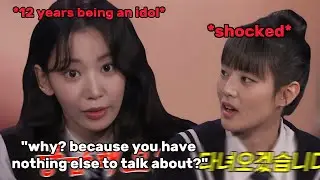 Sakura got frustrated on why Koreans always ask this question to an idol (ft. (G)I-DLE Minnie)