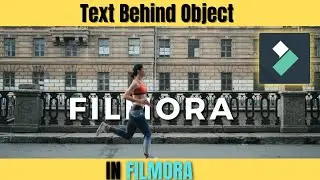 Text Behind Person Effect In FILMORA 11