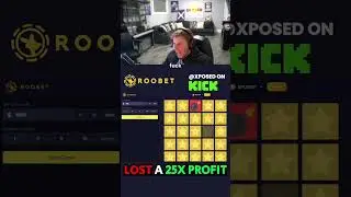 This is how he lost a 25X! (+10K) #xposed #xposedclips #shorts #kickstreamimg #kick #kickusa #mines