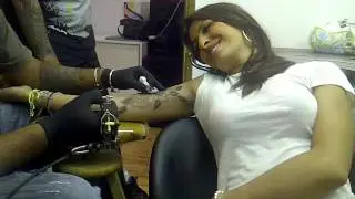 Soph getting inked/I love pussy