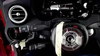 Mercedes C450 как снять подрулевой шлейф