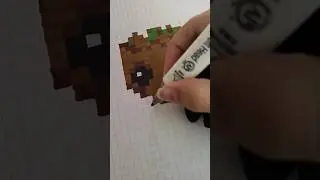 Pintando a Groot en pixel art 