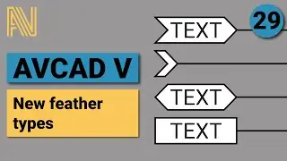 AVCAD V - AVCAD for Microsoft Visio - New feather types