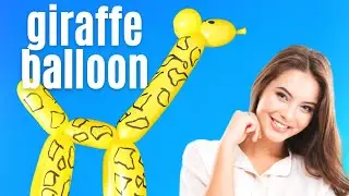 How to Make a Giraffe Balloon Animal for Beginners - 