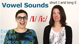 Vowel Sounds: short I and long E (pink vs green)