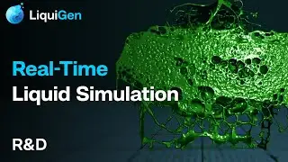 Real-time Liquid Simulation R&D with LiquiGen