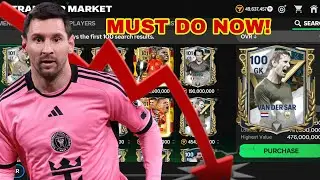 BIGGEST MARKET CRASH IN FC MOBILE! YOU NEED TO DO THIS NOW TO MAKE COINS EASILY!