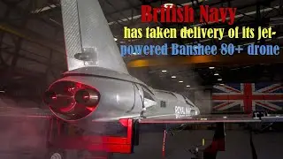 Banshee jet powered drone delivered to the Royal Navy
