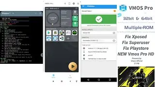 NEW Vmos Pro HD Fix Xposed Superuser Root Playstore Official Roms Tutorial