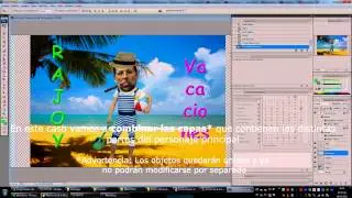 Combinar capas en PHOTOSHOP