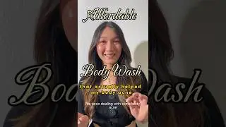 I cleared my body acne with this product #BRMUD #koreanskincare #bodywash #exfoliating