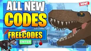 ALL NEW CODES IN DINOSAUR SIMULATOR (ROBLOX)