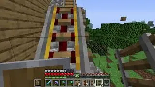 building a rollar coaster in minecraft