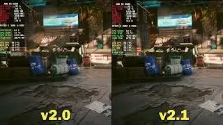 Cyberpunk 2077 Update 2.0 Vs 2.1 | RX 6600 OC | In Game Benchmark