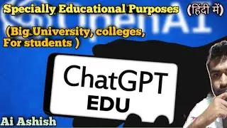 Introducing Chatgpt Edu | How to use chatgpt edu #chatgptedu #openai #ai