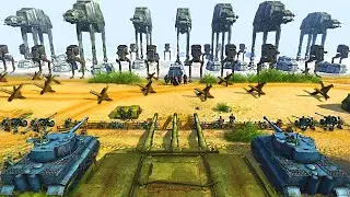 Star Wars STORMTROOPER Beach Invasion VS WW2 STORMTROOPER Defense! - Men of War: Star Wars Mod
