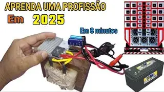 Como fazer FONTE 12v CASEIRA pra SOM AUTOMOTIVO e Carregador de Bateria 14v  montagem Simples