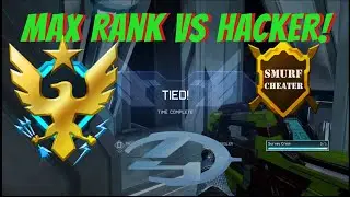 Halo 4 MCC Max Rank Vs Smurf Hacker in Monolith King! XSX gameplay