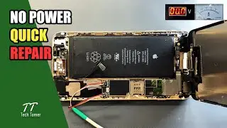 iPhone 6 Plus  No Pwer / Full Shorted Repair Tutorial | Tech Tomer