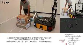 Adaptive physical Human-Robot Interaction using Dynamical Systems [Clearpath Ridgeback]