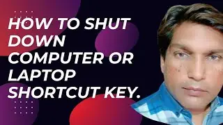 How to shutdown a computer or laptop | How to shutdown shortcut key #viralvideo #computer #viral