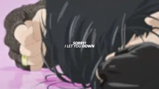 victuri | let you down (au)