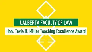 2021 Hon. Tevie H. Miller Teaching Excellence Award