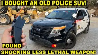 I Bought an Old Police SUV! Found Shocking Less Lethal Weapons!
