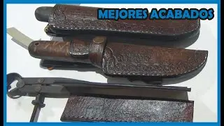 Como pulir o bruñir los cantos de cuero