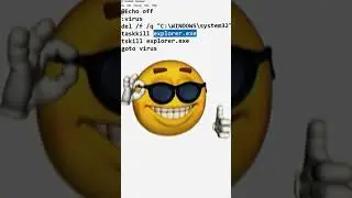 DANGEROUS VIRUS IN NOTEPAD!!!DISCLAIMER : only for learning and educational purposes