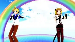 [MMD]Happy Synthesizer- 96Neko and Len