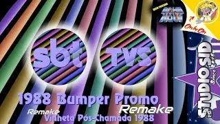 SBT/TVS - 1988 Bumper Promo Remake/Remake Vinheta Pós-Chamada 1988