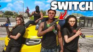 My GANG CRASHED OUT with 4 GLOCK SWITCHES in GTA 5 RP..