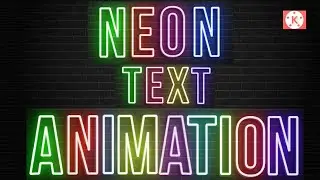 How To Create Neon Text Animation | Animation Tutorial | Kinemaster | Tecno Dev