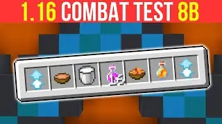 Minecraft 1.16.2 Combat Test Snapshot 8B : Faster Liquid Foods, Damage Calculation Changes!