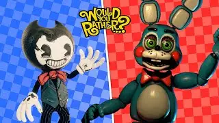 BENDY AND TOY BONNIE PLAYS WOULD YOU RATHER! BENDY'S NEW ADVENTURE!