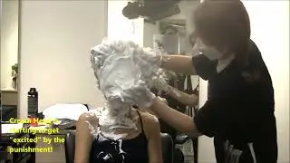 Chinese Woman's Orgasmic Beauty Salon Head Creaming Visit