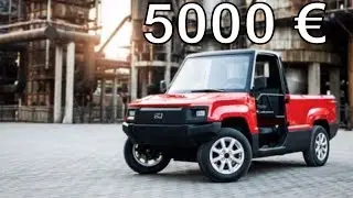 5000 Евро! Электрический пикап Pickman от китайцев!