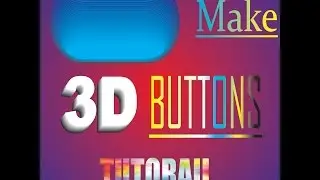 Full 3D Buttons-How to Make 3D Button In Corel Draw | Full Tutorial | Just Creativity