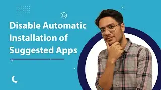 how to disable automatic installation of suggested apps in Windows 10