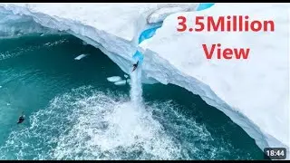 Kayaking down the ICE WALL extreme Arctic waterfall @redbull #redbull  #redbullgivesyouwings