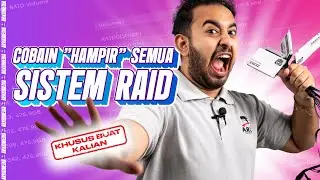 COBAIN “Hampir” SEMUA SISTEM RAID ! MANA YANG TOKCER?? Feat. SSD SATA ZENIX 512GB