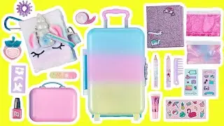 Real Littles Unicorn Suitcase and Bag Surprises with LOL Surprise OMG Dolls