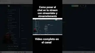 Como poner el chat en tu stream con streamlabs y streamelements con obs 