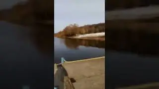 РЫБАЛКА НА РЕКЕ ОКЕ. ПЕРВАЯ РЫБАЛКА НА СПИНИНГ #Shorts