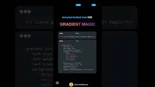 | Create Stunning Gradient Text Animation in CSS | CSS Animation Effect | CodeMinds