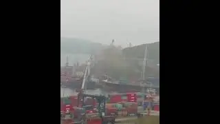 Облако дыма над портом напугало жителей Владивостока