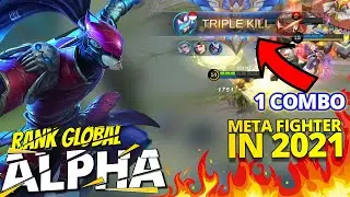 New Meta Alpha Offlane in 2021 | Best Build Alpha | Top Global Alpha ~ MLBB