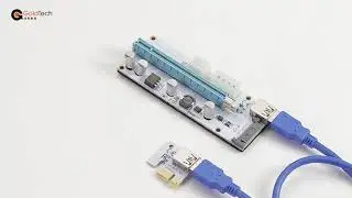 Extensor de tarjeta PCI Express, adaptador USB 3,0, Cable de alimentación, novedad, VER 009S PCI-E