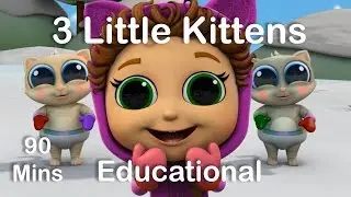 3 Little Kittens | Nursery Rhymes | Educational Songs for Kids